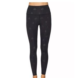 Spiritual Gangster black leggings with palm trees- worn a couple of times.